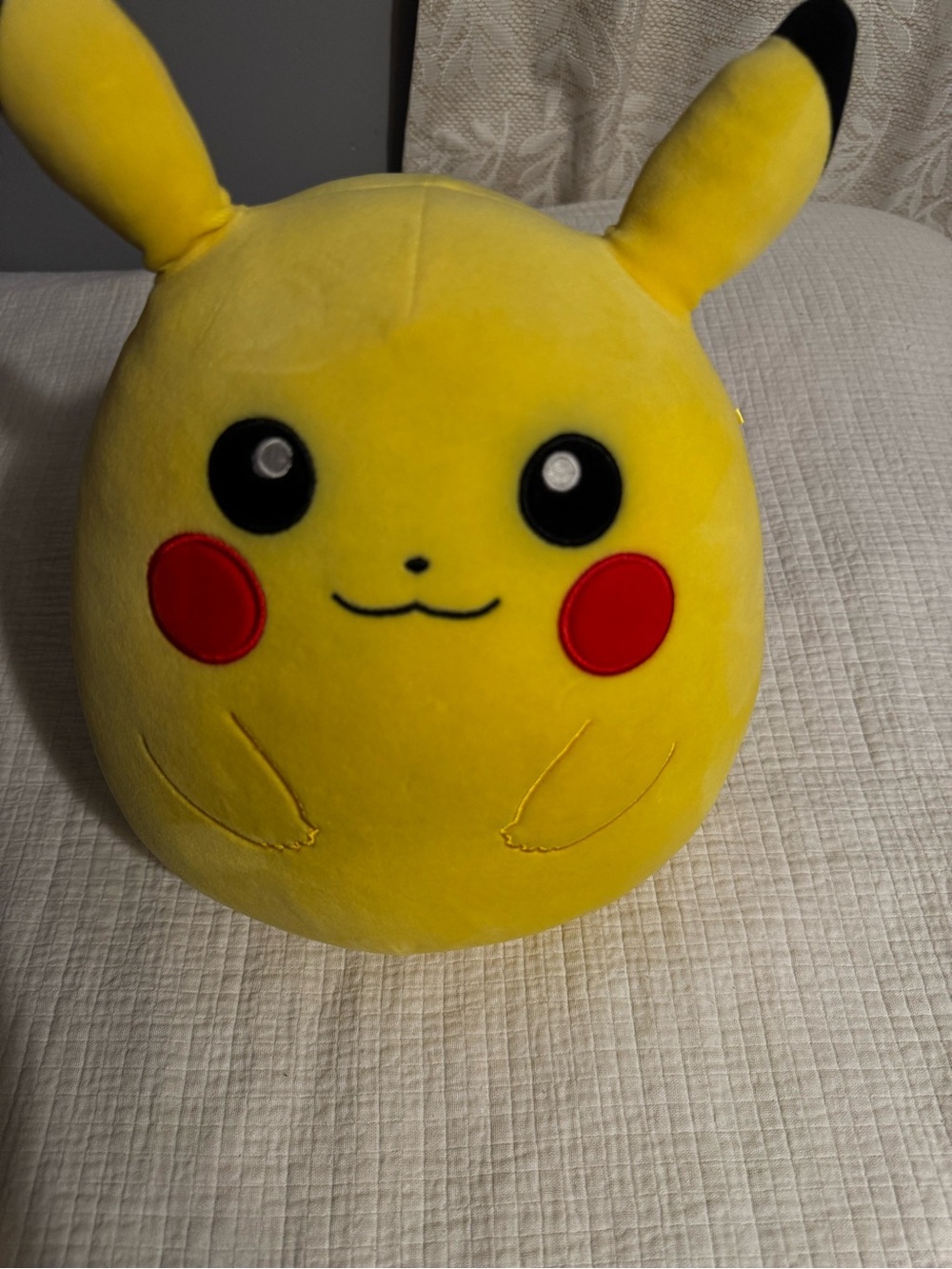 Pikachu Pokemon 12” Squishmallow Kids Plush Yellow Stuffed Animal In EUC